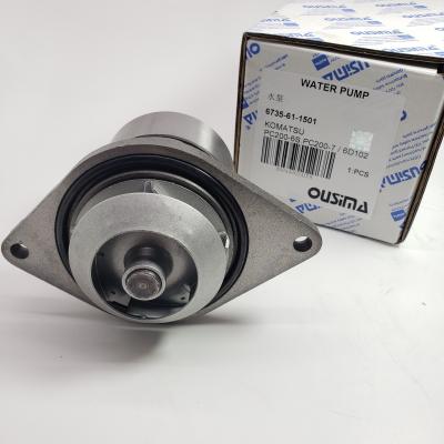 China Water Pump 6735-61-1501 For Komatsu 4D102E 6D102E EGS120,PC200,S4D102E S6D102E SA6D102E SAA4D102E for sale