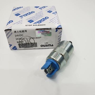 China OUSIMA Stop Solenoid 26420471 7185-900P 24v Shut Off Solenoid 26420471 7185900P For Perkins Engine zu verkaufen