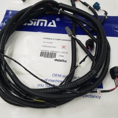 China Hydraulic Pump Excavator Wiring Harness YA00020510H1 For ZAX200-3 ZAX200-5A for sale