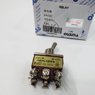 China 163-6711 Toggle 3 Prong Relay For  Excavator 312D 330C 365C for sale