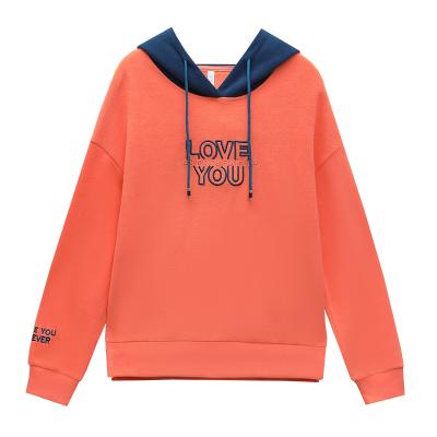 China fashionable hoodie women loose hoodies pullover sweatshirt anti-wrinkle hot sale women's sweatshirts for sale