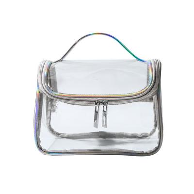 China Newest fashion design fashion transparent all match cosmetic bag custom toiletry bag wholesale cosmetic bags for sale