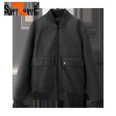 China Reversible CUSTOM MADE MEN'S FALL MEN'S PU JACKET LEATHER JACKET WHOLESALE for sale