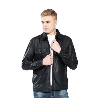 China WHOLESALE AUTHENTIC WATERPROOF SHEEP FOAM JACKET FOR MEN'S GENUINE LEATHER JACKET for sale