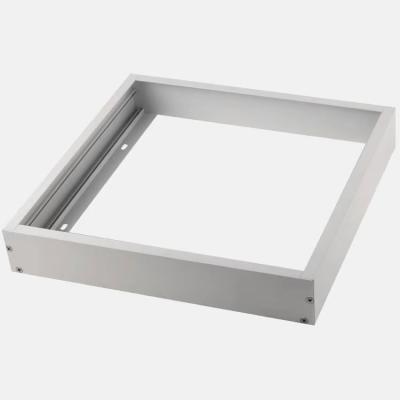 China Modern Conversion Material 50mm Thick Exterior Frame Kit Surface Mount Ceiling Ceiling Panel Mount Panel Light Aluminum Aluminum Frame for sale