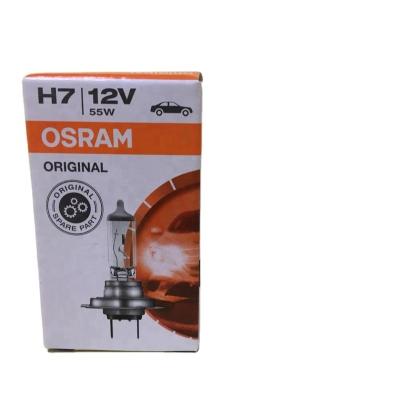 Chine Osram 64210 Px26d 12V 55w H7 Glass Accessories Clear Light Halogen Bulb à vendre