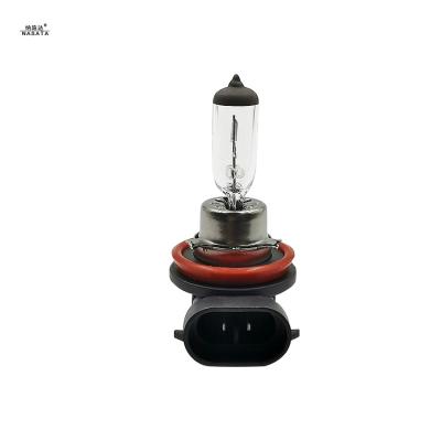 China Quartz Car Headlight 12V 55W H11 Glass Auto Super White Front Halogen Bulb for sale