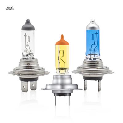 China Quartz Glass + Stainless Steel 12V H7 Headlight Car Super White Light Bright Halogen Bulb for sale