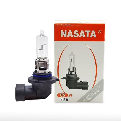 China Quartz Factory Wholesale 9005 12V 65W Front Halogen Headlight Car Glass Halogen Bulb for sale