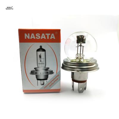 China Auto Headlight Halogen Bulb R2 12V 45/40W P45T Car Halogen Bulb Auto Motorcycle Lights Car Accessories for sale