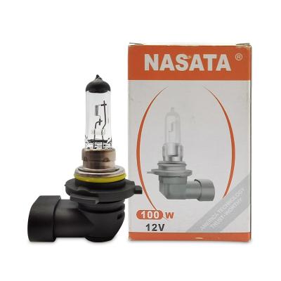 China Nashida Hb4 12v 55w/100W Clear Quartz Glass Car Lamp Halogen 9006 Bulb for sale