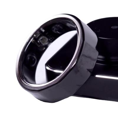 China Hot Light Nfc Black Smart Wireless Charging Ring For Fitness Tracking APP Control Selling for sale