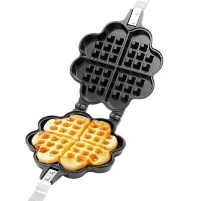 China Make Waffles Baking Mold Pan Cake Oven Breakfast Waffle Machine Kitchen Non-Stick Waffle Machine Maker for sale