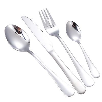 China Dishwasher Safe Silverware Flatware Sustainable Cutlery Set Utensils Mirror Polished Include Knife / Fork / Spoon for sale