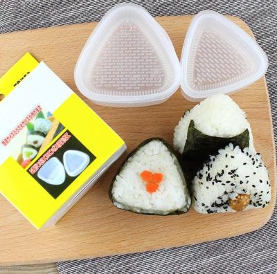 China Viable Bento Press Maker Mold DIY Kitchen Onigiri Sushi Mold Onigiri Rice Ball Food Press Form Rice Roll Maker Tool for sale