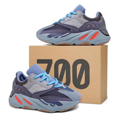 China Original High Quality Anti-Smell Yeezy Kids Shoes 700 Genuine Leather Kids Sports Casual Shoes V2 for sale