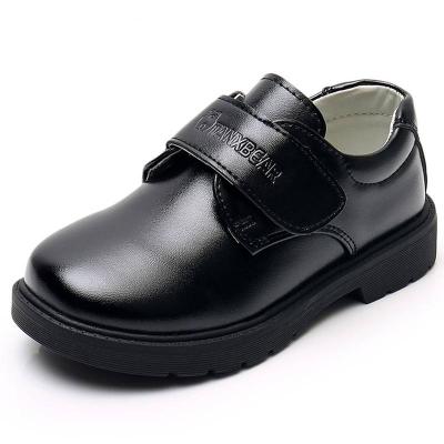 China Optional Anti-odor 10 Children's Stylish Shoes British Style Performance Boys School Shoes Black for sale