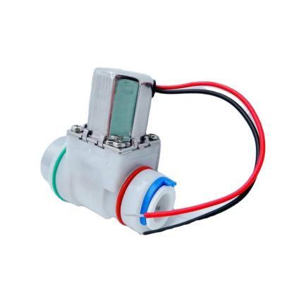 China General 3/8 Inch Low Power 3V Push 8mm Plastic Tube Mini Latching Pulse Solenoid Valve Quick Connected For Water Saving System for sale