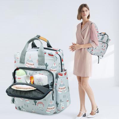 China Wet Maternity Waterproof Baby Pregnant Bag Mommy Bag Backpack Crib Hutch Diaper Bag Backpack for sale