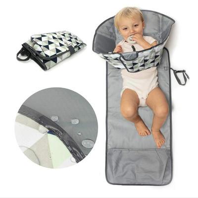 China Portable Water Resistant Clean Hands Changing Diaper Changing Pad 3-in-1 Clutch Station Playmat for sale