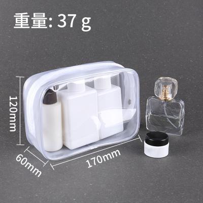 China Traditional Transparent Three-dimensional Cosmetic Waterproof Cosmetic Gift Bag Zipper PVC Storage Portable Bag for sale