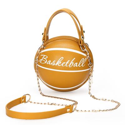 China 2021 waterproof new female wholesale celebrity around ball bag basketball bag cross - body bags for sale