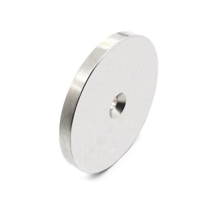 China Industrial Magnet Disc Countersunk Hole 100x10x10mm Large Size Strong Tunisia ndfeb Magnet Manufacturers for sale