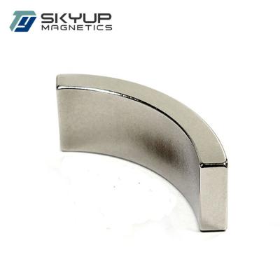 China Motorcycle Magnet Arc Segment n55 Wind Turbine Generator Neodymium Magnet Super Strong for sale