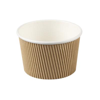 China Recyclable Disposable Takeaway Paper Hot Food Container Rectangle Paper Bowl Paper Soup Bowls for sale