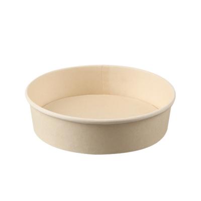 China Recyclable Wholesale Factory Cheap Price paper salad bowl salad bowl kraft salad bowl for sale