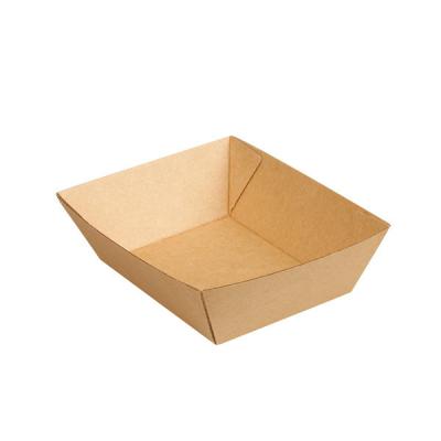 China Recyclable Hot Selling Custom Printed Logo Biodegradable Cheap food packaging trays food storage tray Corrugated Food Tray for sale