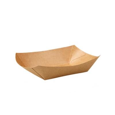 China Recyclable Cheap Price Hot Sale Eco-friendly food serving trays paper tray for food food paper tray for sale