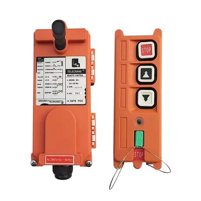 China Taiwan TELECRANE F21-2D Waterproof Wireless Industrial Remote Control with 2 Button, for Cranes Truck Winch Drilling Rig for sale