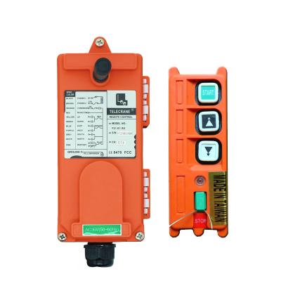 China Taiwan TELECRANE F21-2S Large Industrial Wireless Remote Control Waterproof Receiver with 2 Button, for Cranes Truck Winch Drilling Rig for sale