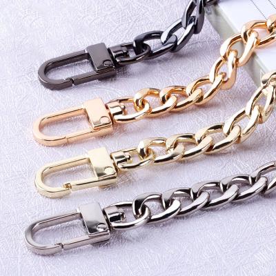 China Suits Plus Size Handbag Metal Chains Shoulder Strap DIY Purse Chain Gold Money Bag Handles Bag Accessories Chain for sale