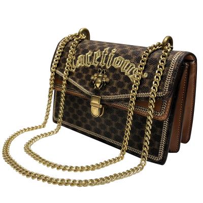 China 2022 Small bee bag cross-body bag fashion casual female popular western style chain bag high fashion sense for sale