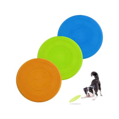 China 2021 Hot Selling Promotional Pet Toys And Accessories Silicone Soft Pet Bite-proof Training Dog Pet Toy Orange for sale