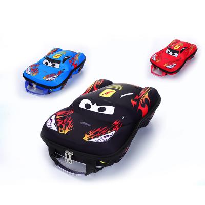 China 2021 Car GPS Kids Cartoon Children's Backpack 3D Doubles Shoulder Backpack for sale