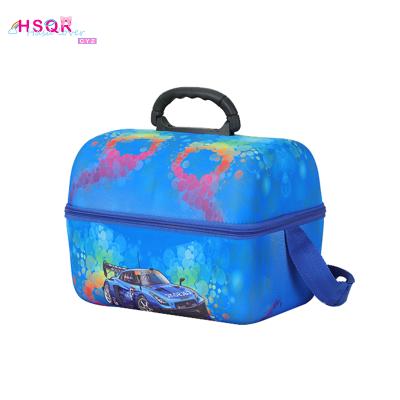 China Newest High Quality Lunch Food Box Bags Handbag Kids Cute Zipper Cartoon Printing Waterproof Picnic Tote Warmer Insulated School Lunch Bag for sale