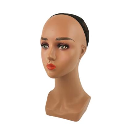 China With European Wig Factory Direct Sales Beauty Scarf Hat Display Props Mannequin Wig With Chinese Styles Head Realistic Mannequin Head for sale