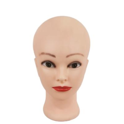 China With wig export noise hair wig styling can insert mannequin head training hair PVC needle cheap and convenient soft head for sale