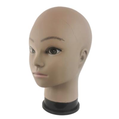 China With wig wholesale black ladies soft scalp can be inserted into the main dummy doll practice mannequin training head for sale