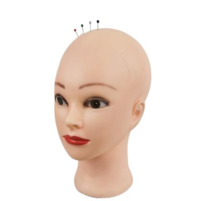 China With the popular wig export wig styling can be inserted into the cheap and convenient soft PVC hair forming head, forming the special model head for sale