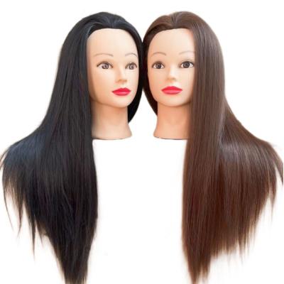 China Wholesale Practice Practice Dummy Mannequin Head Hairdressing Mannequin Head Wholesale Hair Training Mannequin Chemical Fiber Hair Cosmetology Body Wave Doll Body Wave Doll for sale