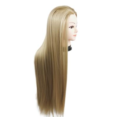 China Body Wave American Hot Style Hairdresser Training Chemical Fiber Mannequin Head Braiding Hair Braiding Good Quality for sale