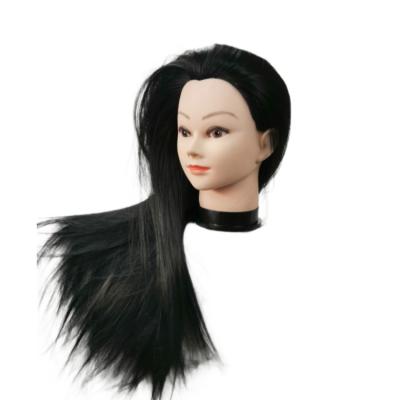 China Good Quality Body Wave African American Practice Makeup Human Head Hair Styling Barber School Teaching Model Heads for sale