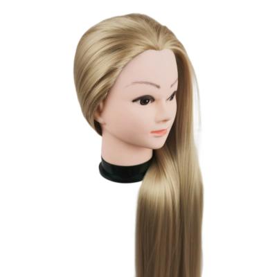 China Body Wave American The Hot Hairdresser Training, Chemical Fiber Mannequin Styling Head Braiding Hair Braiding Model Hair Good Quality for sale