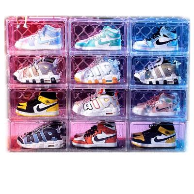 China Viable Luxury Custom Made Side Door Shoe Box With Logo Clear Plastic Storage Shoe Box Front Entry Shoe Box Containers for sale