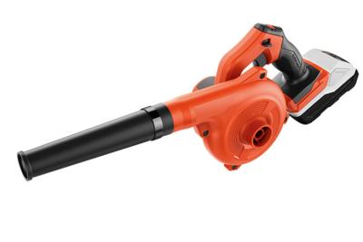 China 18V Lithium Battery Cordless Electric Leaf Blower , Fast Battery Operated Leaf Blower for sale