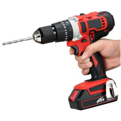 China 2500mAh Battery Power Tools Cordless Drill Red Color Lightweight Easy To Carry for sale